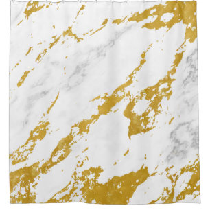 Elegant Marble style6 - Gold and White