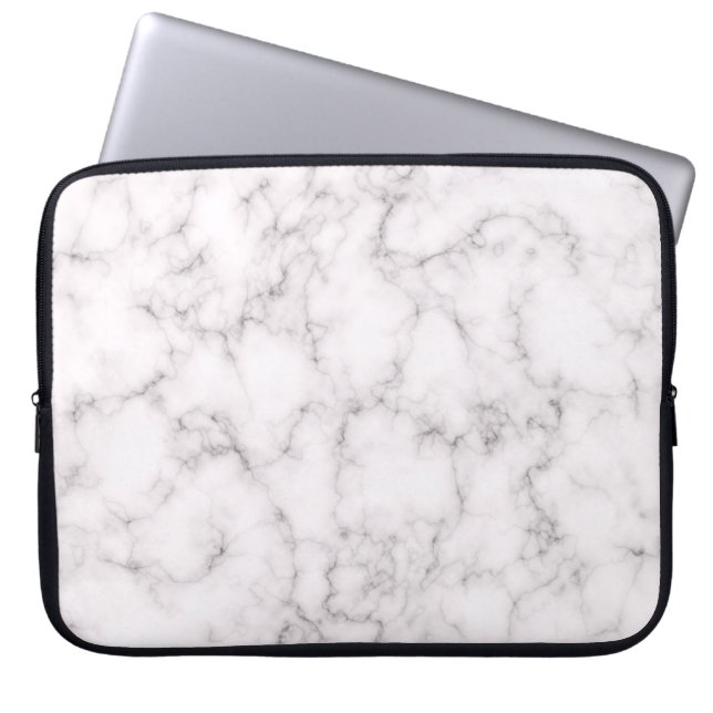 Elegant Marble style Laptop Sleeve (Front)