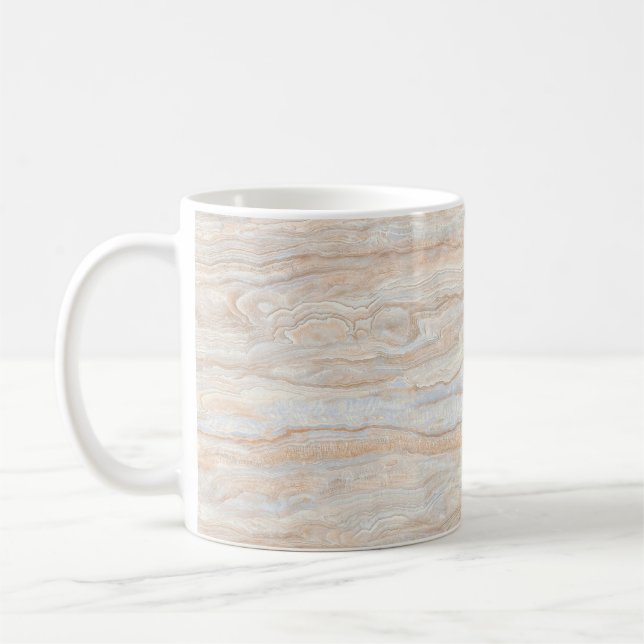 Elegant Marble Texture: High-Resolution Background Coffee Mug (Left)