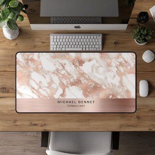 Élégant Marbre Rose Métalisé Entreprise