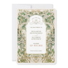 Elégant mariage Art Nouveau Enregistrer la carte D