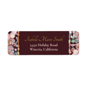 Élégant Mariage de Fleurs d'anémones Marsala Blush