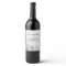 Élégant Mariage de forêt d'hiver Étiquette de vin
