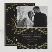 Elégant Mariage de la carte Gold Tarot