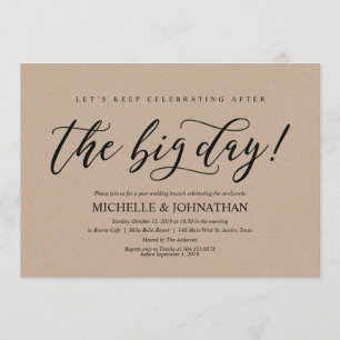 Élégant Mariage de la poste russe sur invitation à