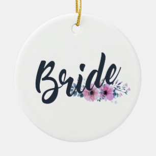 Élégant Mariage de mariée Calligraphie Ornement cé