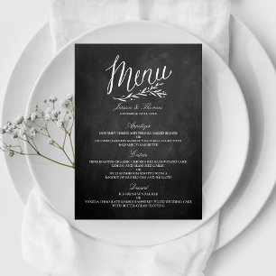 Élégant Mariage de tableau de bord Modèles de menu