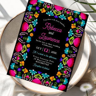 Élégant mariage fiesta Invitations