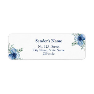 Élégant mariage floral bleu poussiéreux Eucalyptus
