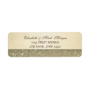 Élégant Mariage Glitterie Glamour