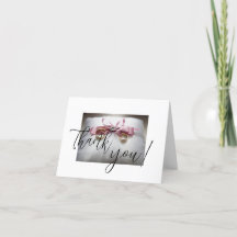 Elégant Mariage Merci Cartes - Personnalisé