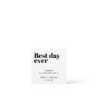 Elégant Mariage propre Merci Carte de note