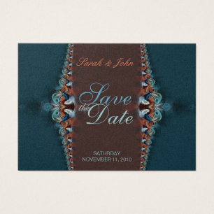 Élégant Mariage Turquoise et carte d'invitation
