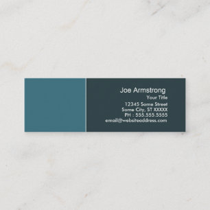 Elegant Marine Mini Business Card