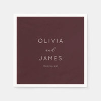 Elegant Maroon Calligraphy