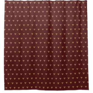 Elegant Maroon Modern Geometric Triangles Pattern