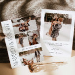 Elegant Married and Bright Holiday Photo card<br><div class="desc">Married and Bright Holiday Photo card</div>