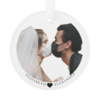 Elegant Married during Pandemic Photo Christmas