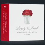 Elegant Mason Jar Wedding Binder<br><div class="desc">Elegant flower and mason jar wedding design by Shelby Allison. Click the link below to view the entire Mason Jar Wedding Collection that includes matching invites,  rsvp cards,  postage stamps and more.</div>