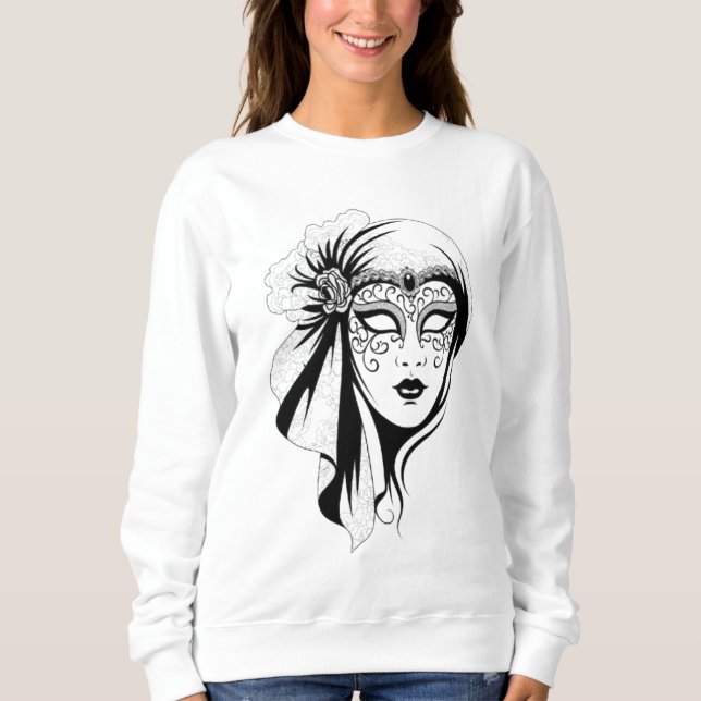 Elegant_Masquerade_Mystery. Sweatshirt (Front)