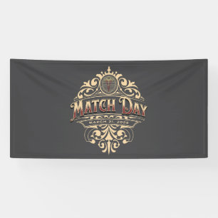 Elegant Match Day 2025 Celebration Banner