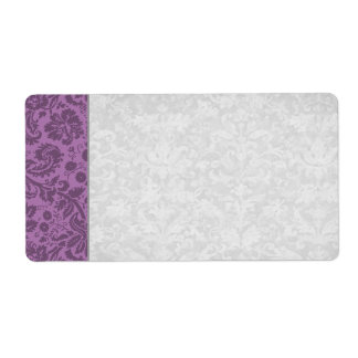 Elegant Mauve Damask Wedding
