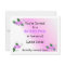 Elegant Mauve Floral Birthday Invitation