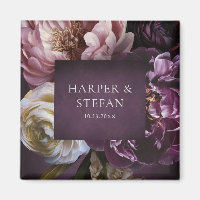 Elegant Maximalist Purple Floral Wedding