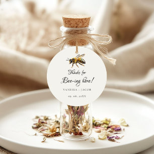 Elegant Meant to Bee Wedding Favour  Tags