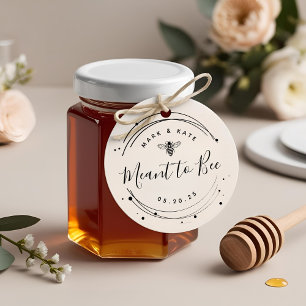Elegant Meant to Bee Wedding Self-inking Stamp