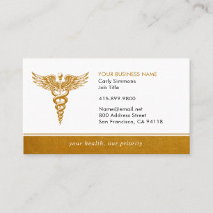 Elegant Medical  Business Card