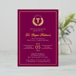 Elegant Medical School Graduation Party