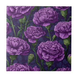 Elegant Mediterranean Carnation Tiles For Home