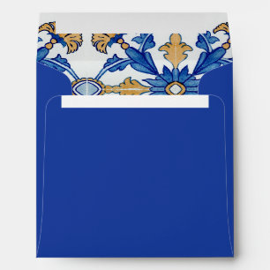 Elegant Mediterranean Lemon Floral Bridal Shower Envelope