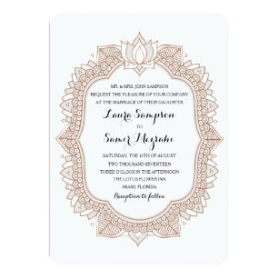 mehndi invitations announcements zazzle
