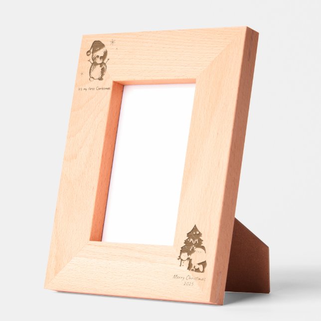 "Elegant Memories: Customizable Photo Frame" Etched Frames (Left)