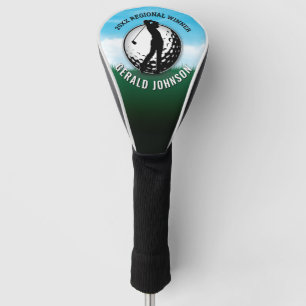 Elegant Men Golf Monogram Design Head Cover