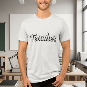 Elegant Men's T-Shirt – Perfect Gift for Teachers  Tri-Blend Shirt
