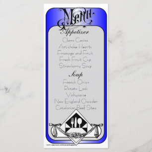 Elegant Menu Card Colour 13