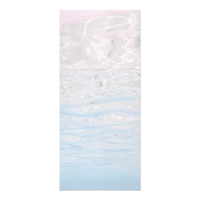 Élégant menu du programme Océan Bleu Blanc (Devant)