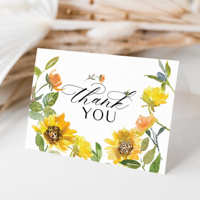 Elégant Merci de l'abeille sunny tournesol jaune (Créateur téléchargé)