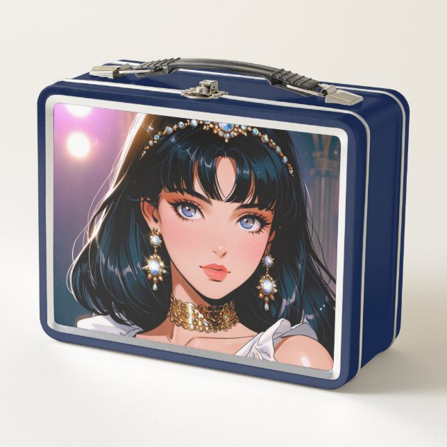 Elegant Metal Lunchbox (Front)