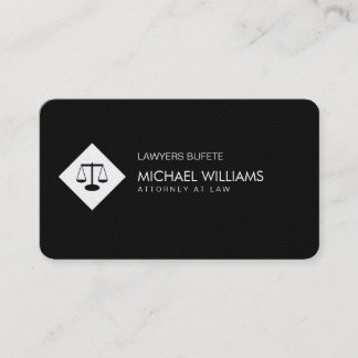 ELEGANT METAL PLATA PROFESSIONAL LAWYER BUSINESS CARD