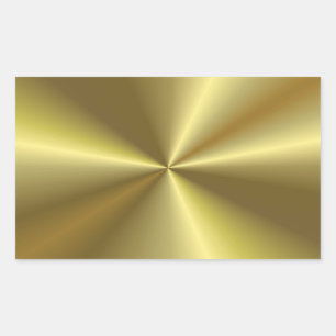 Elegant Metallic Look Gold Blank Template Modern Sticker