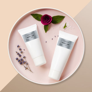 Elegant metallic silver