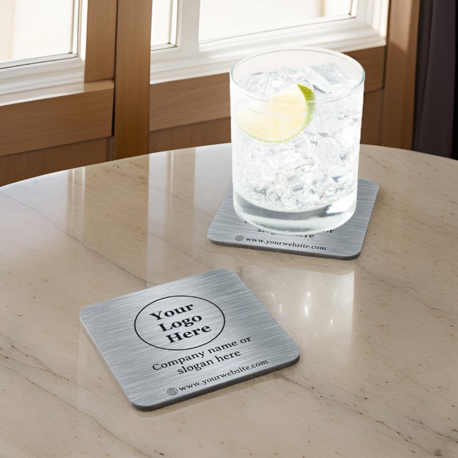 Elegant metallic silver coaster (Creator Uploaded)