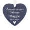 Elegant Midnight Blue Pet Memorial Photo Keepsake