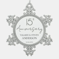 Elegant Minimal 15th Anniversary Wedding  Ceramic