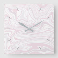 Elegant minimal blush pink & white marble look
