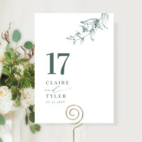 Elegant, Minimal Botanical Greenery Wedding